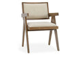 Dolton Beige/Natural Dining Arm Chair by Classic Home at Eve Furniture