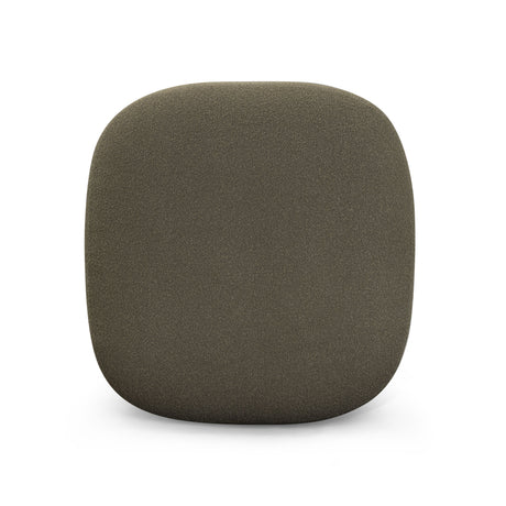 Domina Kale Green Boucle Ottoman by TOV Furniture at Eve Furniture
