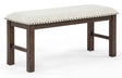 Domingo Espresso Bench by Crown Mark at Eve Furniture