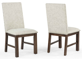 Domingo Espresso Side Chair, Set of 2 by Crown Mark at Eve Furniture