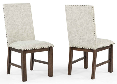 Domingo Espresso Side Chair, Set of 2 by Crown Mark at Eve Furniture