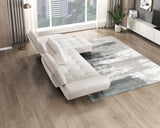 Dominic Beige 2-Piece Sectional with Right Chaise and Dual-position Backs by Homelegance at Eve Furniture