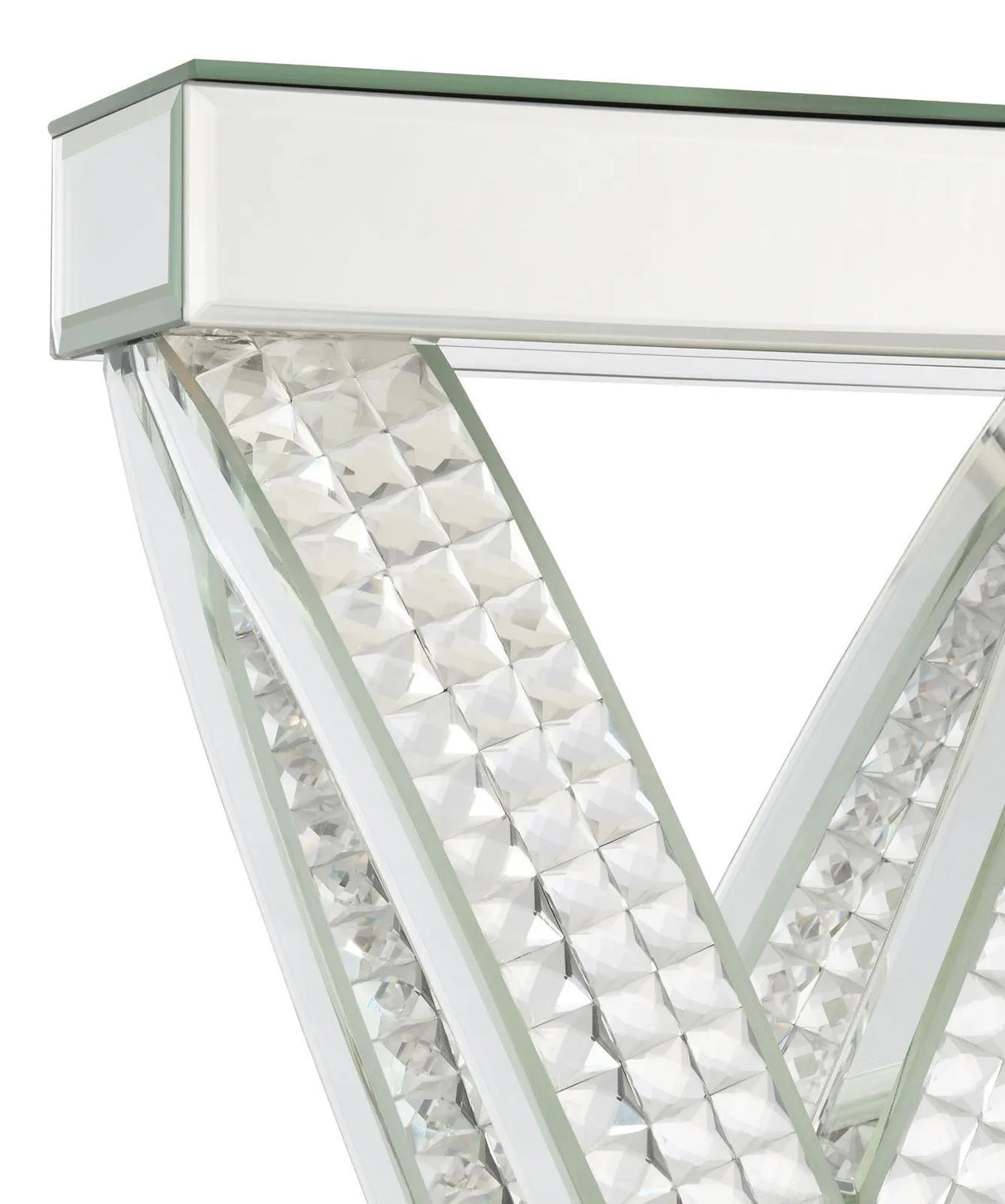 Dominick White and Mirror Table Lamp with Rectange Shade by Coaster at Eve Furniture