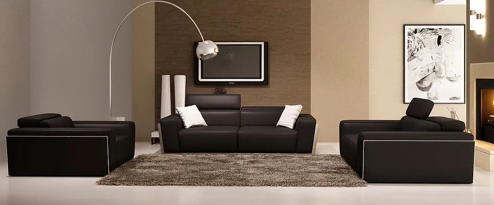 Domo Black Living Room Set by New Era Innovations at Eve Furniture
