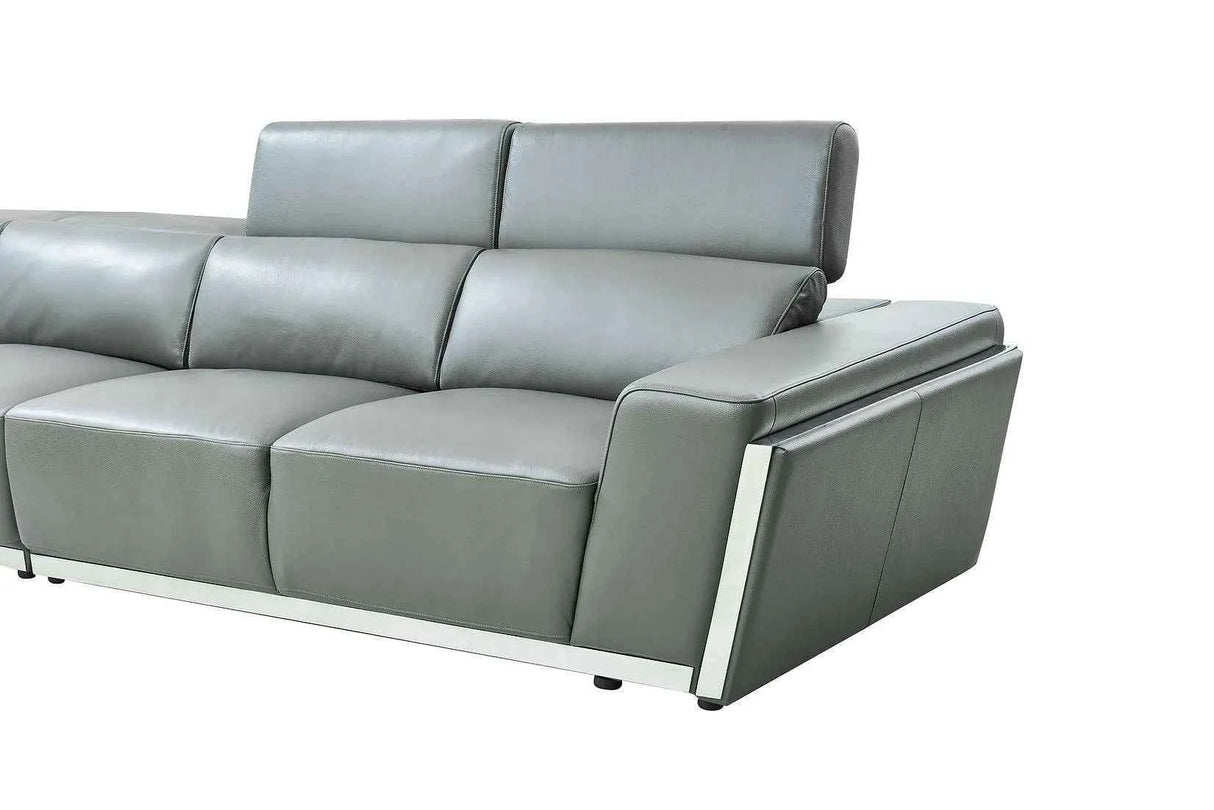 Domo Grey 3-Piece Sectional by New Era Innovations at Eve Furniture
