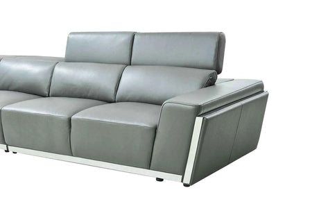 Domo Grey 3-Piece Sectional by New Era Innovations at Eve Furniture