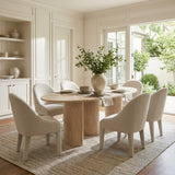 Domo Ivory Dining Chair by Zuomod at Eve Furniture