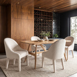 Domo Ivory Dining Chair by Zuomod at Eve Furniture