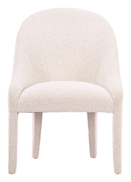 Domo Ivory Dining Chair by Zuomod at Eve Furniture