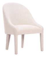 Domo Ivory Dining Chair by Zuomod at Eve Furniture