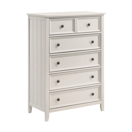 Donahue White Chest by Homelegance at Eve Furniture