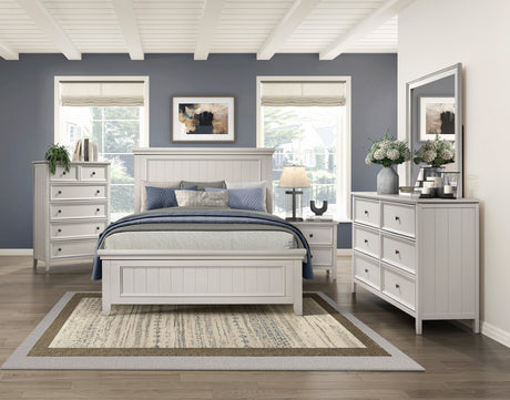 Donahue White Dresser by Homelegance at Eve Furniture