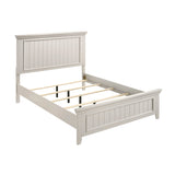 Donahue White King Panel Bed by Homelegance at Eve Furniture