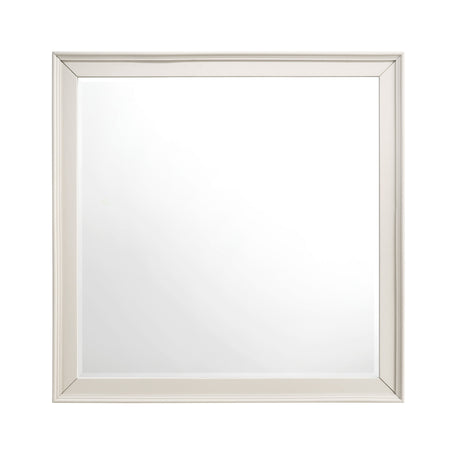 Donahue White Mirror (Mirror Only) by Homelegance at Eve Furniture