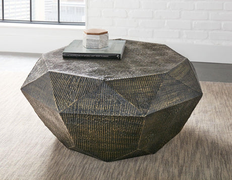 Donato Hexagonal End Table by Steve Silver at Eve Furniture