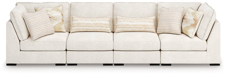 Donelson Creek Vanilla 4-Piece Modular Sectional by Ashley at Eve Furniture