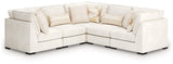 Donelson Creek Vanilla 5-Piece Modular Sectional by Ashley at Eve Furniture
