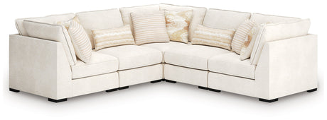Donelson Creek Vanilla 5-Piece Modular Sectional by Ashley at Eve Furniture
