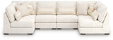 Donelson Creek Vanilla 6-Piece Modular Sectional by Ashley at Eve Furniture