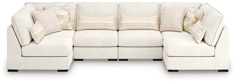 Donelson Creek Vanilla 6-Piece Modular Sectional by Ashley at Eve Furniture