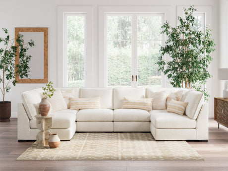 Donelson Creek Vanilla 6-Piece Modular Sectional by Ashley at Eve Furniture
