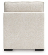 Donelson Creek Vanilla Armless Chair by Ashley at Eve Furniture