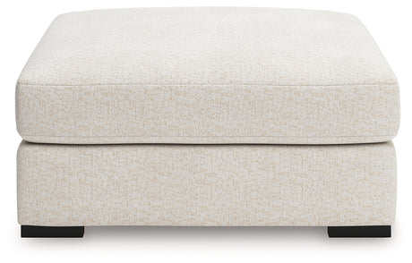 Donelson Creek Vanilla Oversized Accent Ottoman by Ashley at Eve Furniture