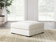 Donelson Creek Vanilla Oversized Accent Ottoman by Ashley at Eve Furniture