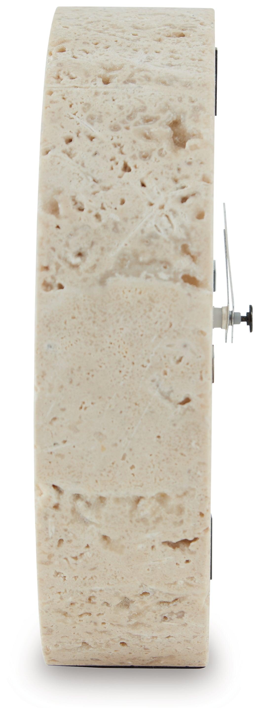 Donfordson Beige Table Clock by Ashley at Eve Furniture