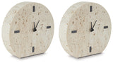 Donfordson Beige Table Clock by Ashley at Eve Furniture
