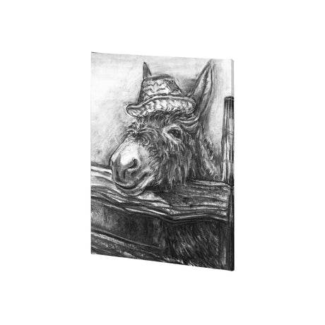 Donkey I by Mercana Studio a Hand Embellished Textured Canvas by Mercana at Eve Furniture