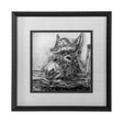 Donkey I by Mercana Studio a Hand Embellished Textured Framed Art Print Matted under Glass by Mercana at Eve Furniture