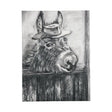 Donkey II by Mercana Studio a Hand Embellished Textured Canvas by Mercana at Eve Furniture