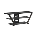 Donlyn 2-Tier TV Console Black