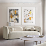 Donna Japandi Style Ivory Boucle Sofa by Ashcroft Furniture at Eve Furniture