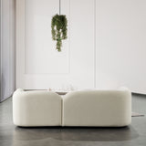 Donna Japandi Style Ivory Boucle Sofa by Ashcroft Furniture at Eve Furniture