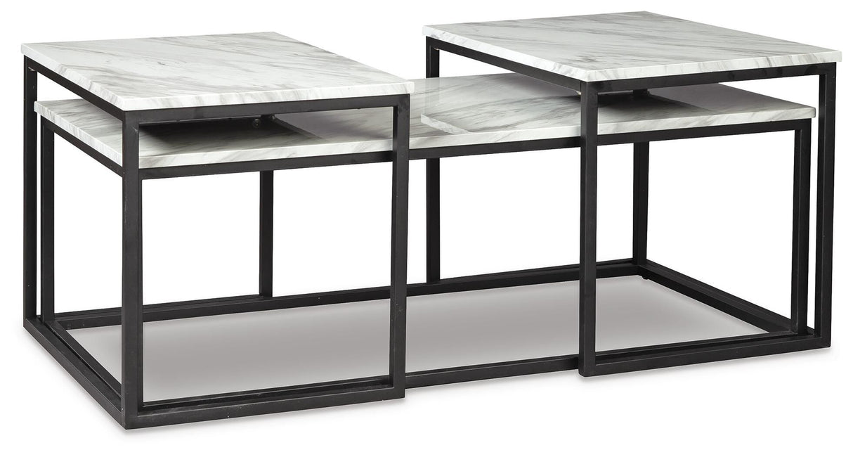 Donnesta Gray/Black Table by ASHLEY FURNITURE at Eve Furniture