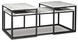 Donnesta Gray/Black Table by ASHLEY FURNITURE at Eve Furniture