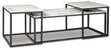 Donnesta Gray/Black Table by ASHLEY FURNITURE at Eve Furniture