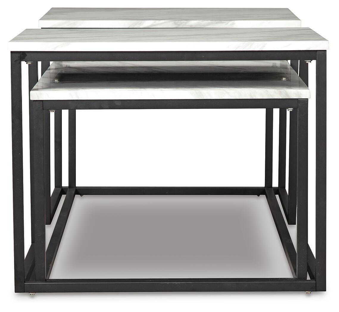 Donnesta Gray/Black Table by ASHLEY FURNITURE at Eve Furniture
