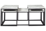 Donnesta Gray/Black Table by ASHLEY FURNITURE at Eve Furniture