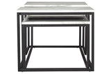 Donnesta Gray/Black Table by ASHLEY FURNITURE at Eve Furniture