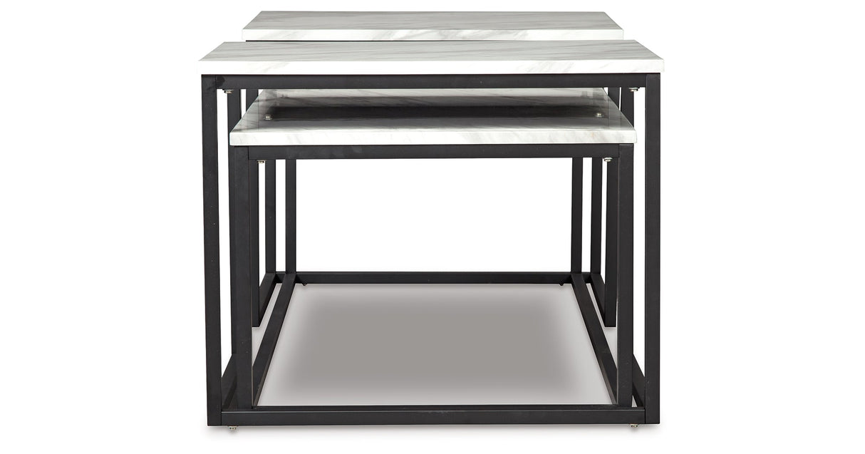 Donnesta Gray/Black Table by ASHLEY FURNITURE at Eve Furniture