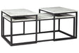 Donnesta Gray/Black Table by ASHLEY FURNITURE at Eve Furniture