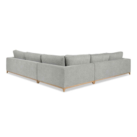 Donovan 3 Piece Sectional - Gray by Classic Home at Eve Furniture