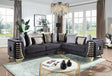 Donovan Black 3-Piece Sectional by New Era Innovations at Eve Furniture