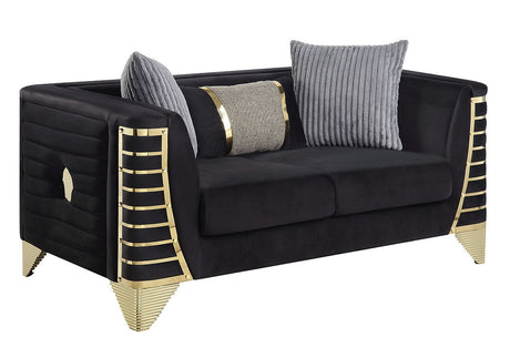 Donovan Black Living Room Set by New Era Innovations at Eve Furniture