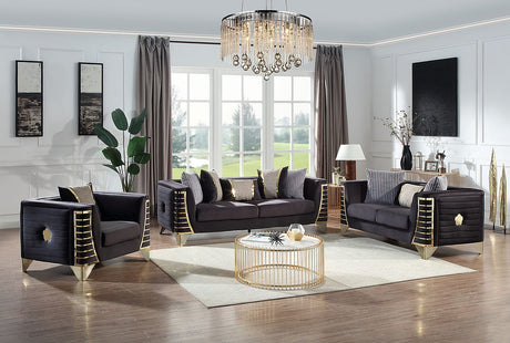 Donovan Black Living Room Set by New Era Innovations at Eve Furniture