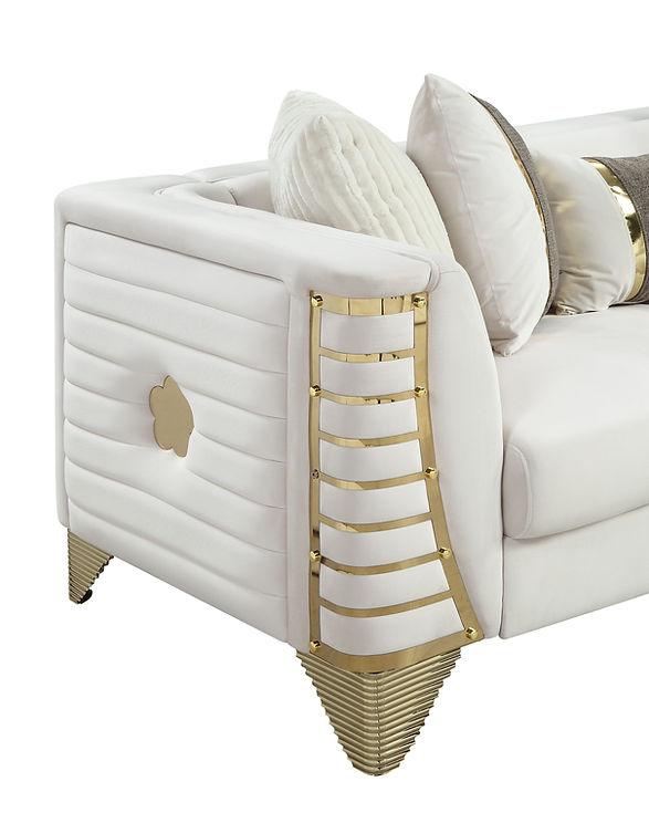 Donovan Cream 3-Piece Sectional by New Era Innovations at Eve Furniture