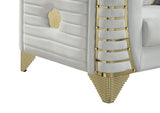 Donovan Cream Sofa Loveseat by New Era Innovations at Eve Furniture